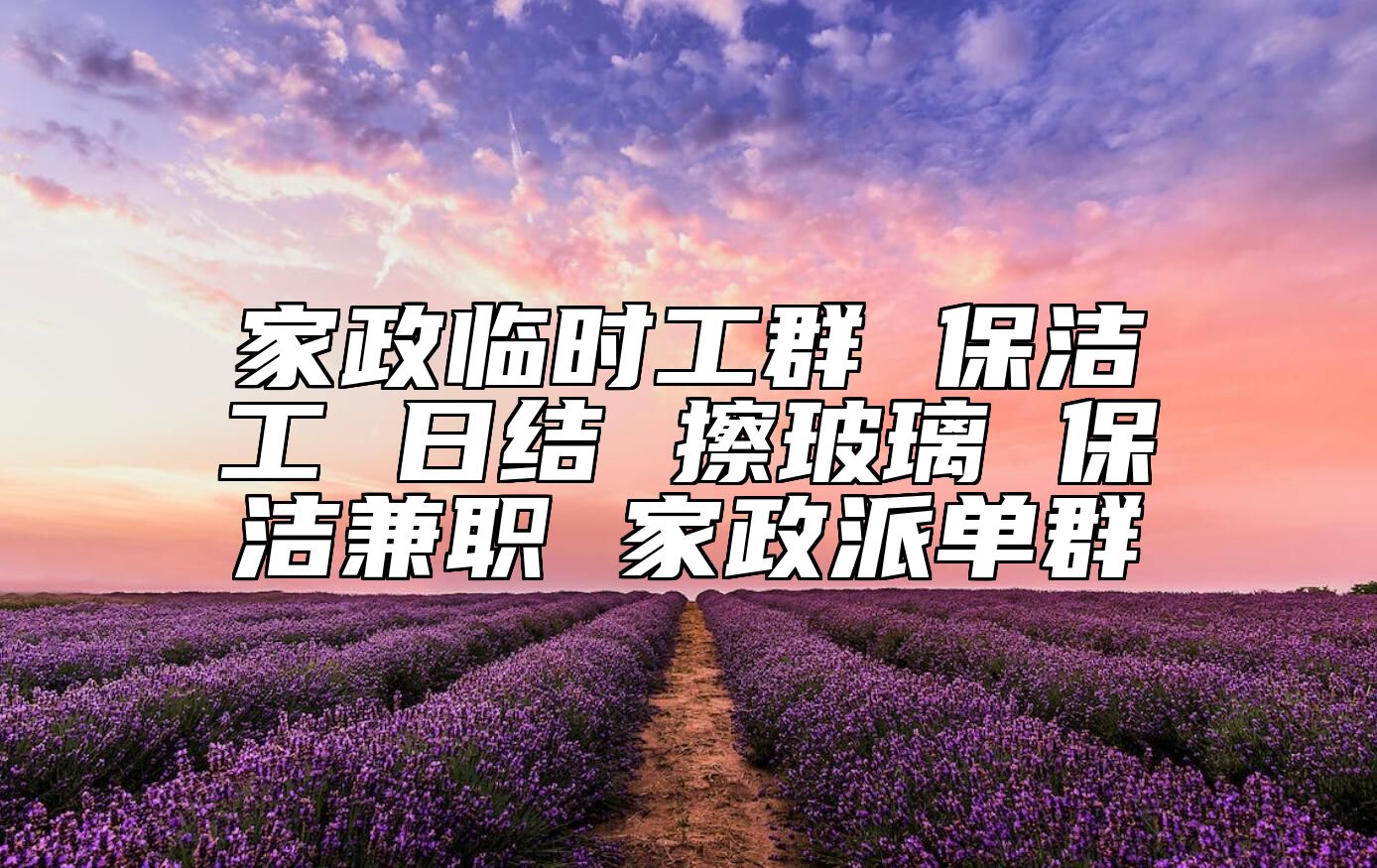 家政临时工群 保洁工 日结 擦玻璃 保洁兼职 家政派单群