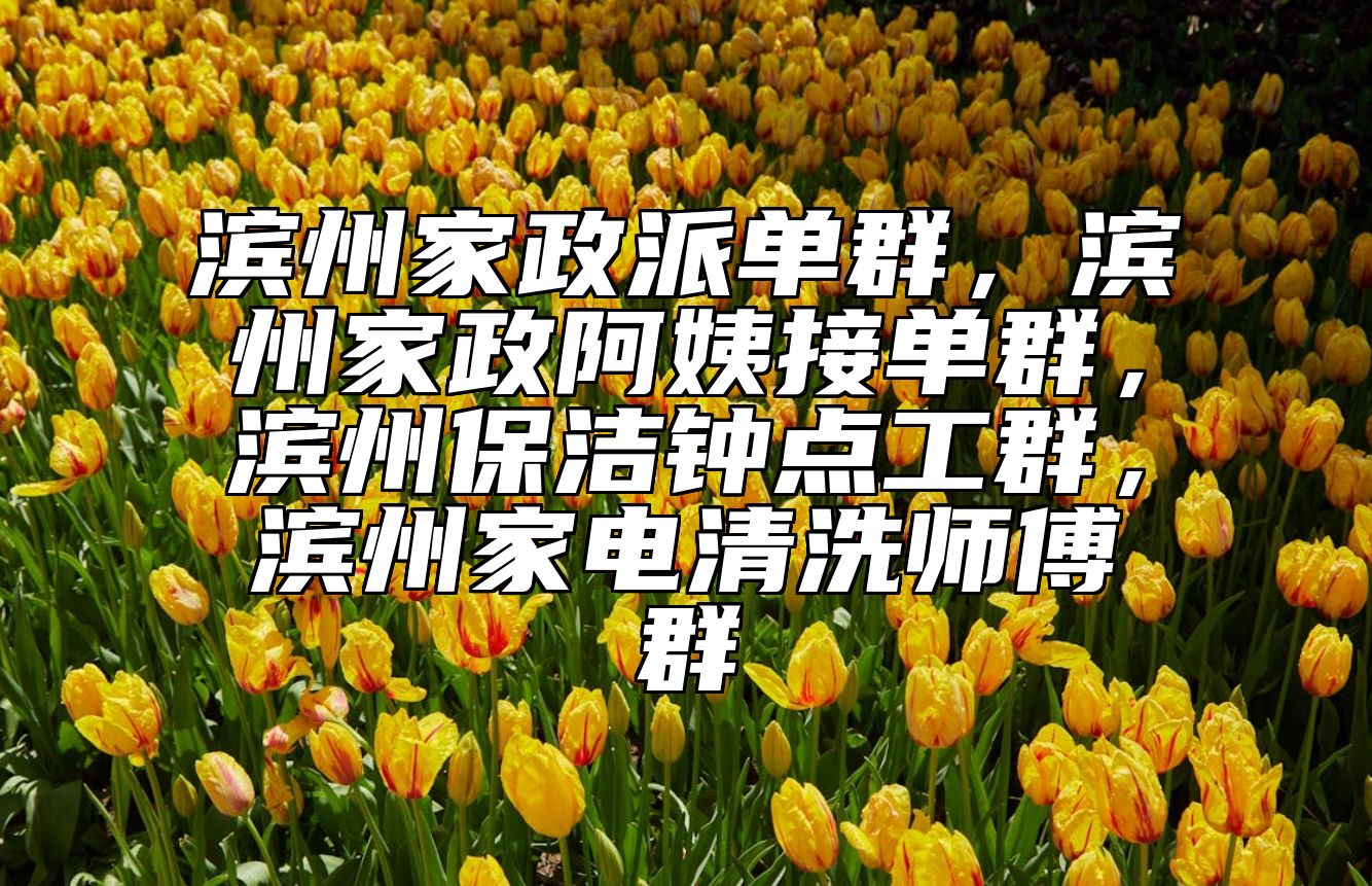 滨州家政派单群，滨州家政阿姨接单群，滨州保洁钟点工群，滨州家电清洗师傅群
